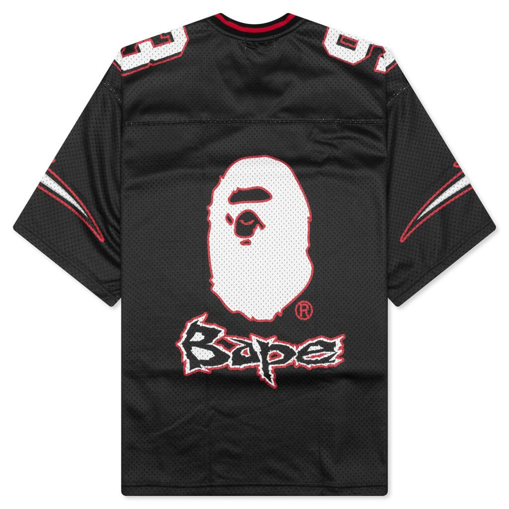 Football Relaxed Fit Tee - Black - Image 2