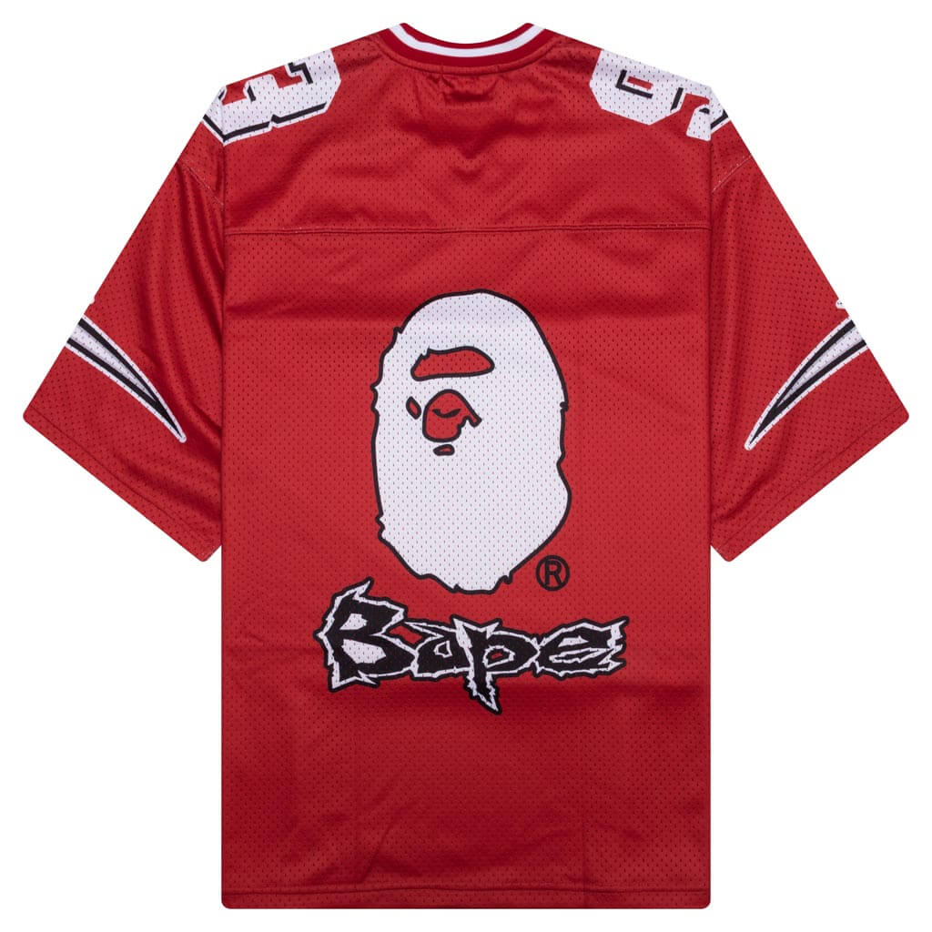 Football Relaxed Fit Tee - Red - Image 2