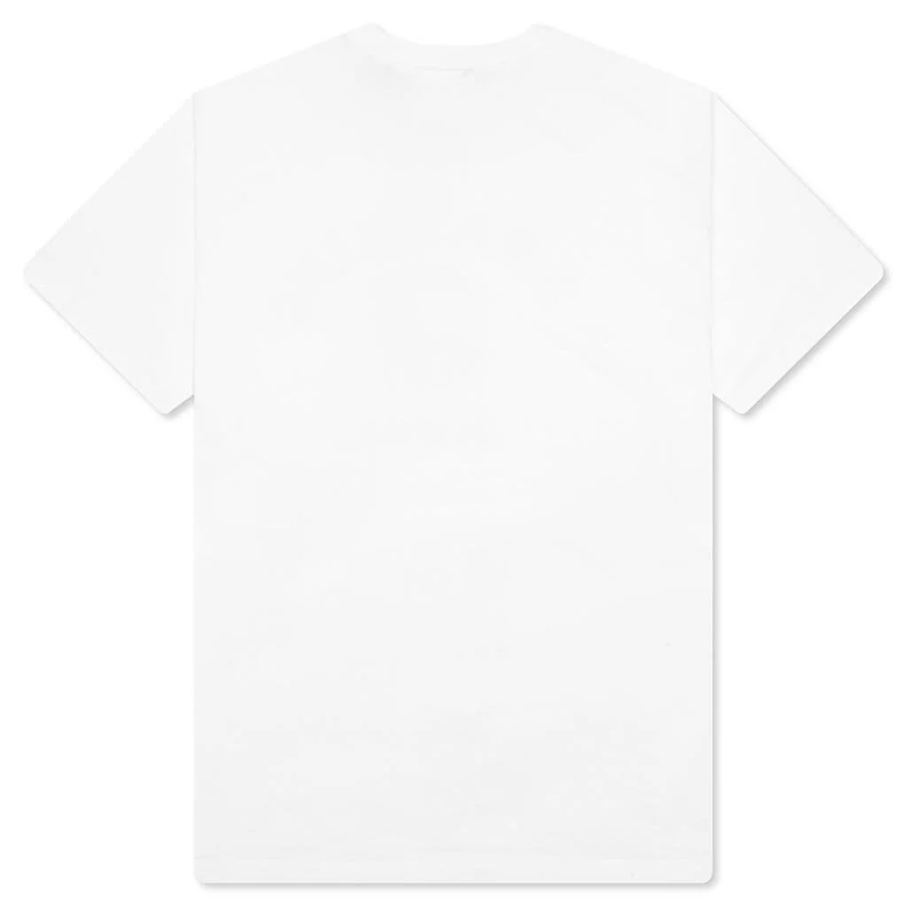 Color Camo College Tee - White/Purple - Image 2