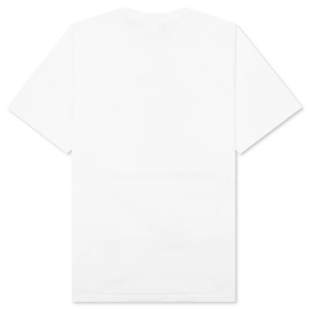 Color Camo College Tee - White/Red - Image 2
