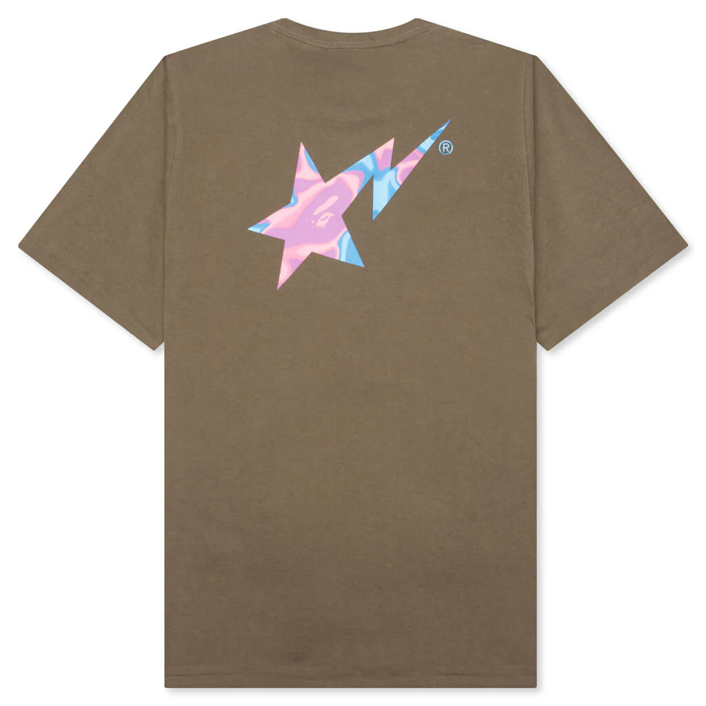 Liquid Camo Bape Sta Logo Tee - Brown - Image 2