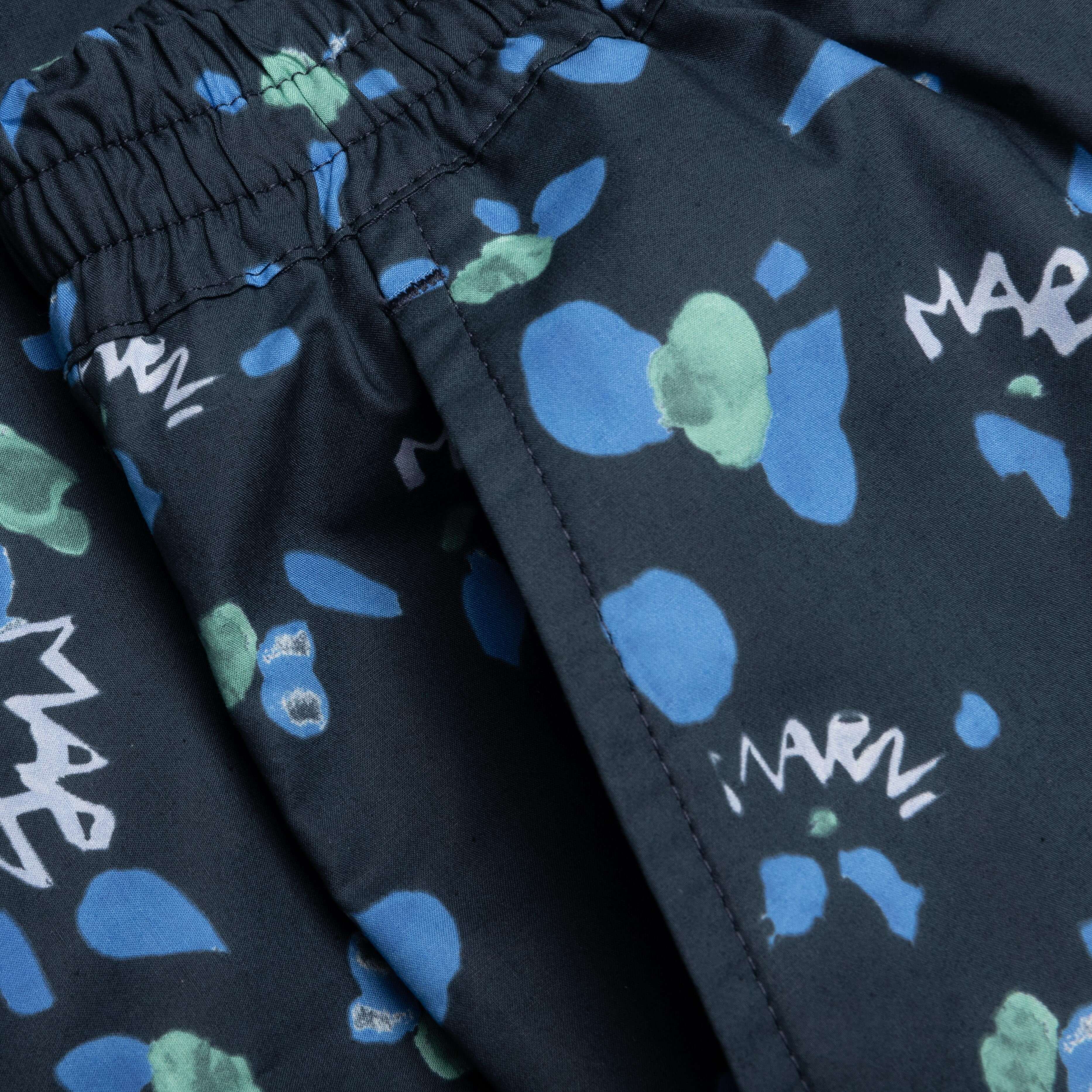 Blue Poplin Shorts - Ink - Image 3