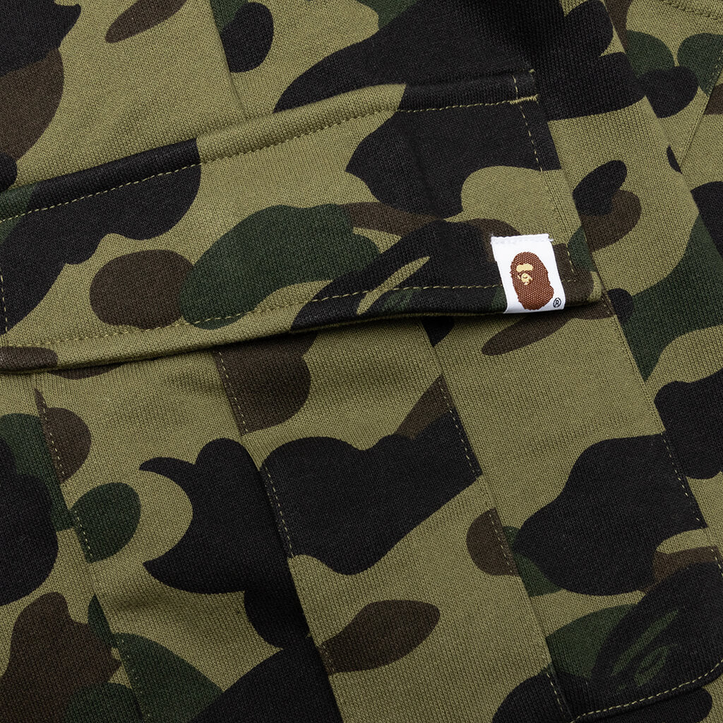 1st Camo 6 Pocket Sweat Shorts - Green - Image 4
