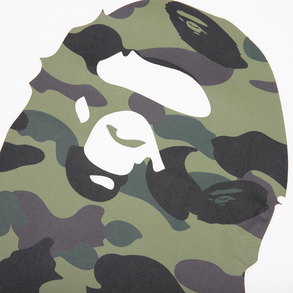 1st Camo by Bathing Ape Tee - White/Green - Image 3