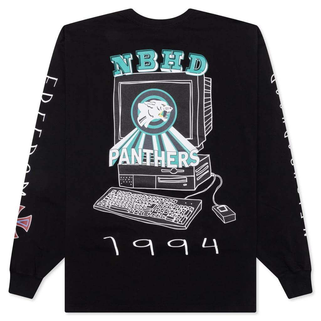 NH L/S Tee 10 - Black - Image 2