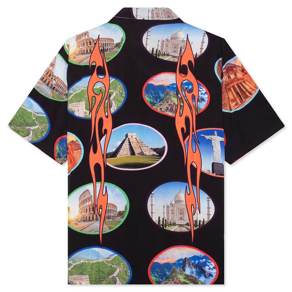 7 Wonder Camp Shirt - Black - Image 2