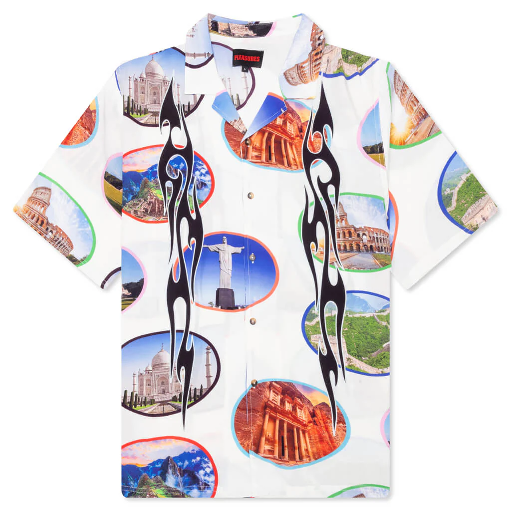7 Wonder Camp Shirt - White