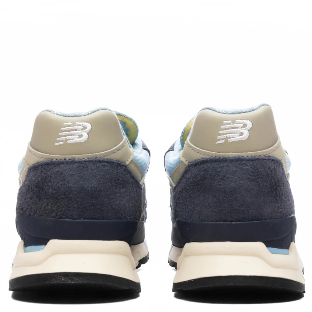 Made in USA 998 - NB Navy/Chrome Blue - Image 4