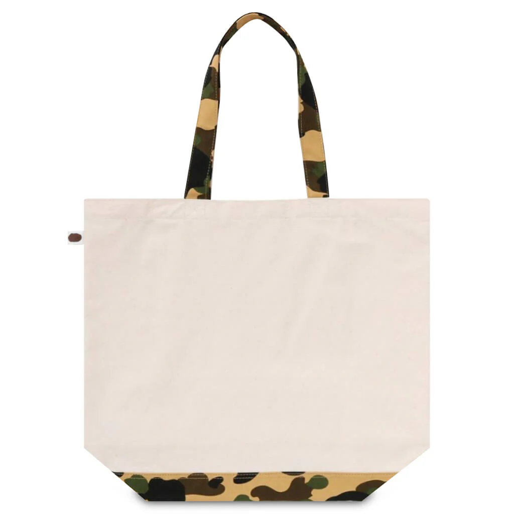 1st Camo Ape Head Tote Bag - Ivory - Image 2