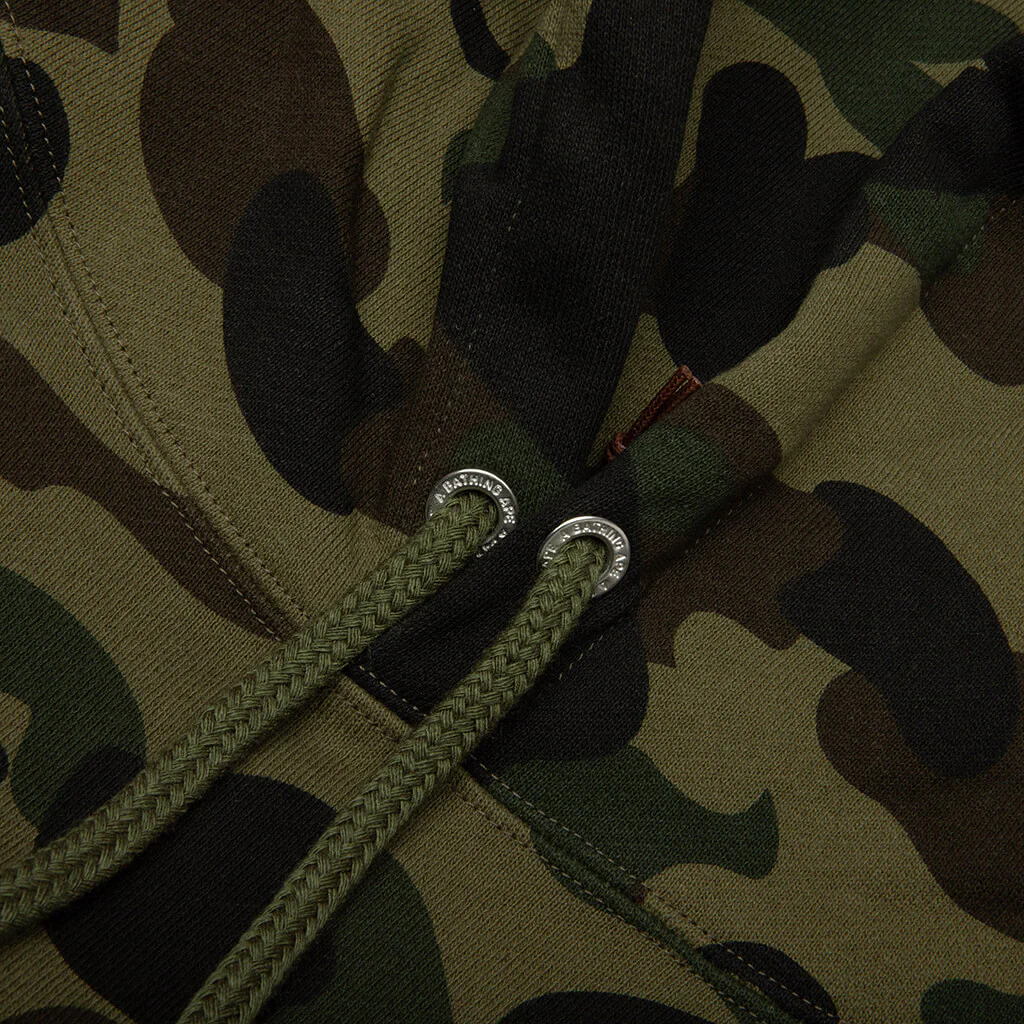 1st Camo Bape Pullover Hoodie - Green - Image 4