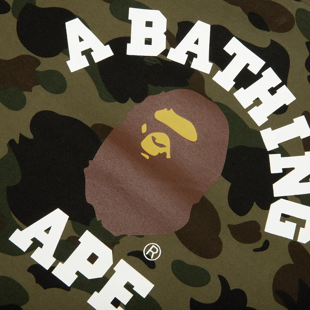 1st Camo College Tee - Green - Image 3