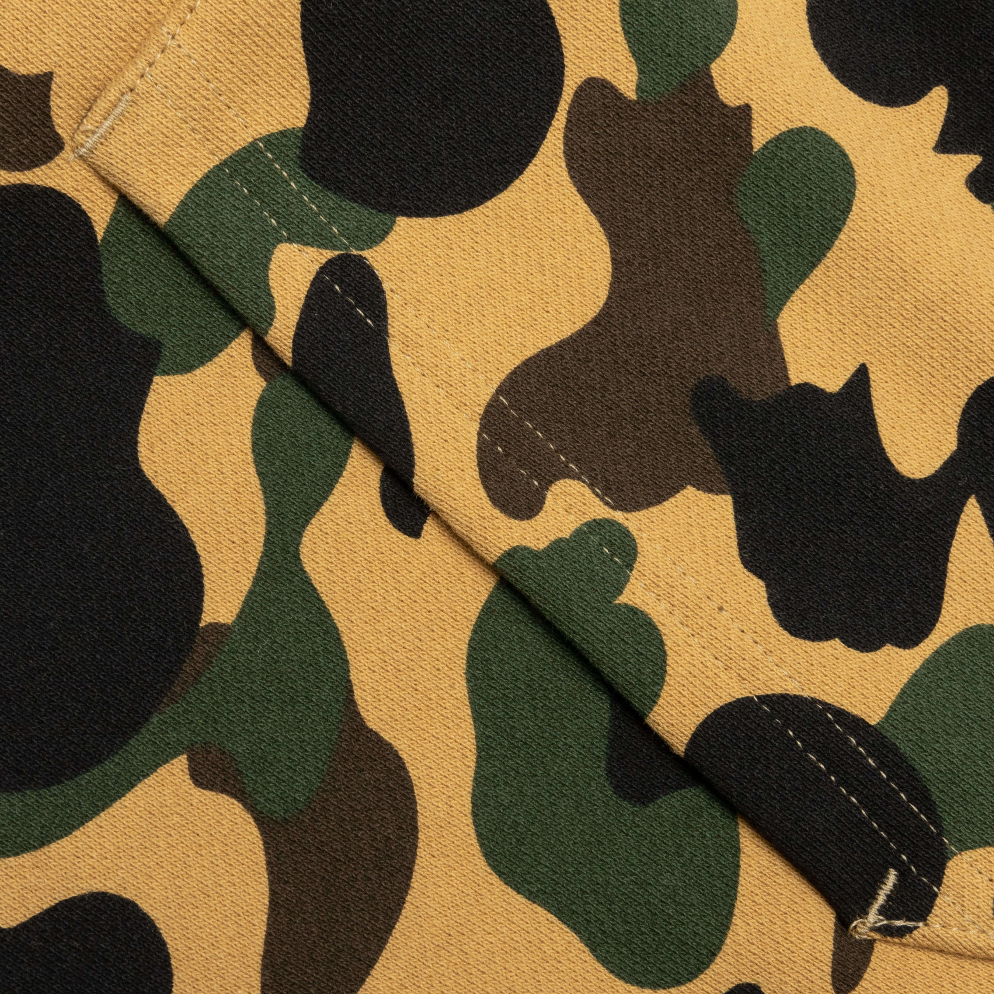 1st Camo Crazy College Full Zip Hoodie - Yellow - Image 6
