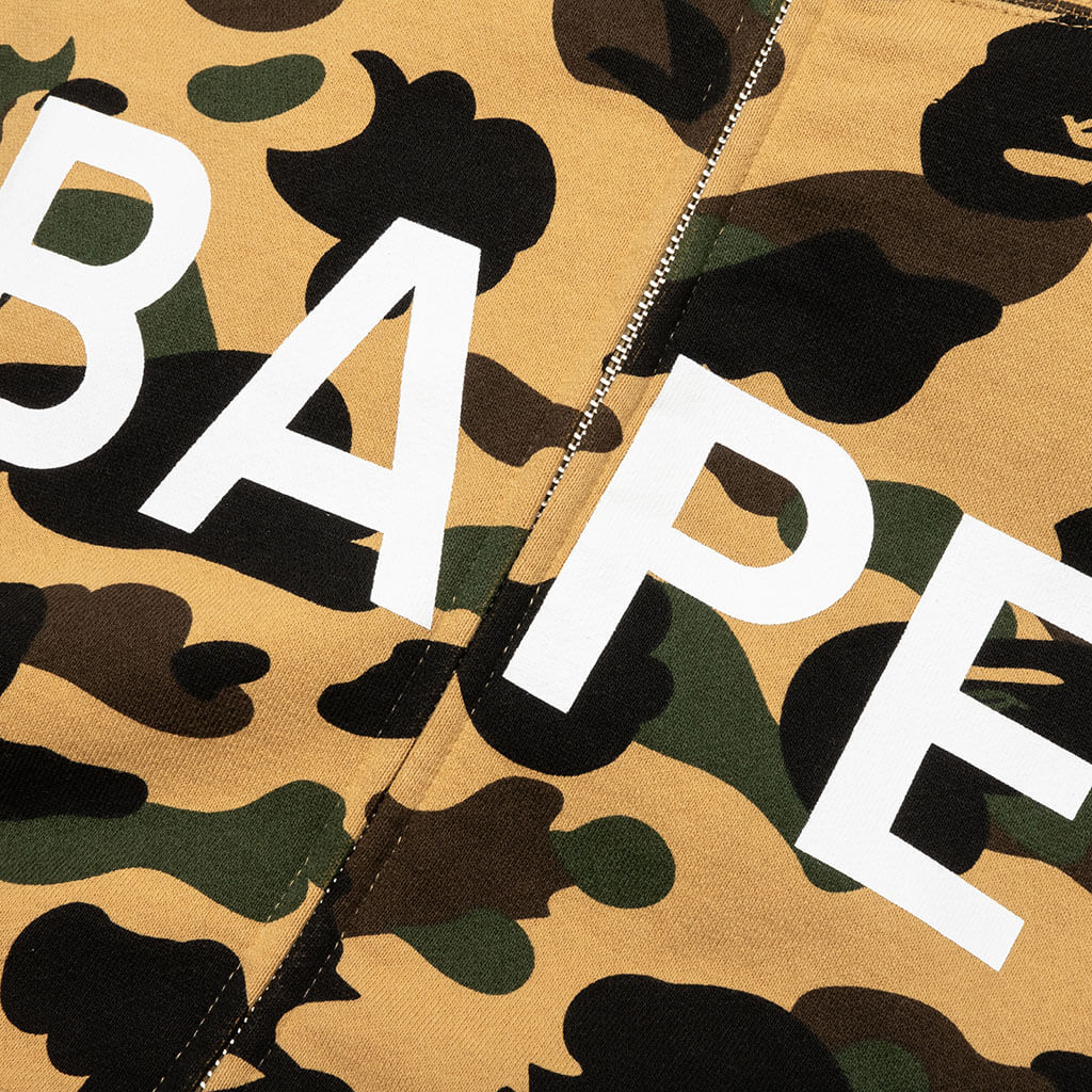 1st Camo Full Zip Hoodie - Yellow - Image 5