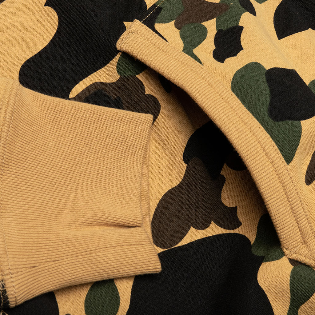 1st Camo Full Zip Hoodie - Yellow - Image 6