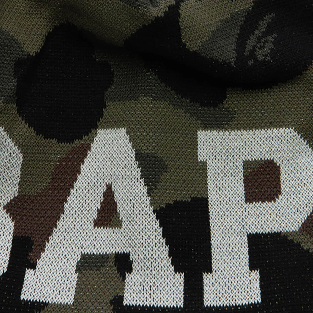 1st Camo Knit Beanie - Green - Image 2