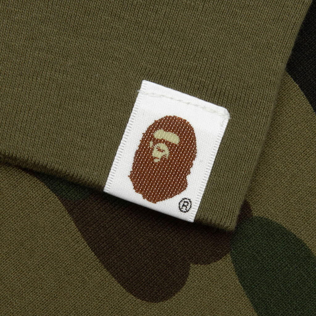 1st Camo One Point L/S Tee - Green - Image 4
