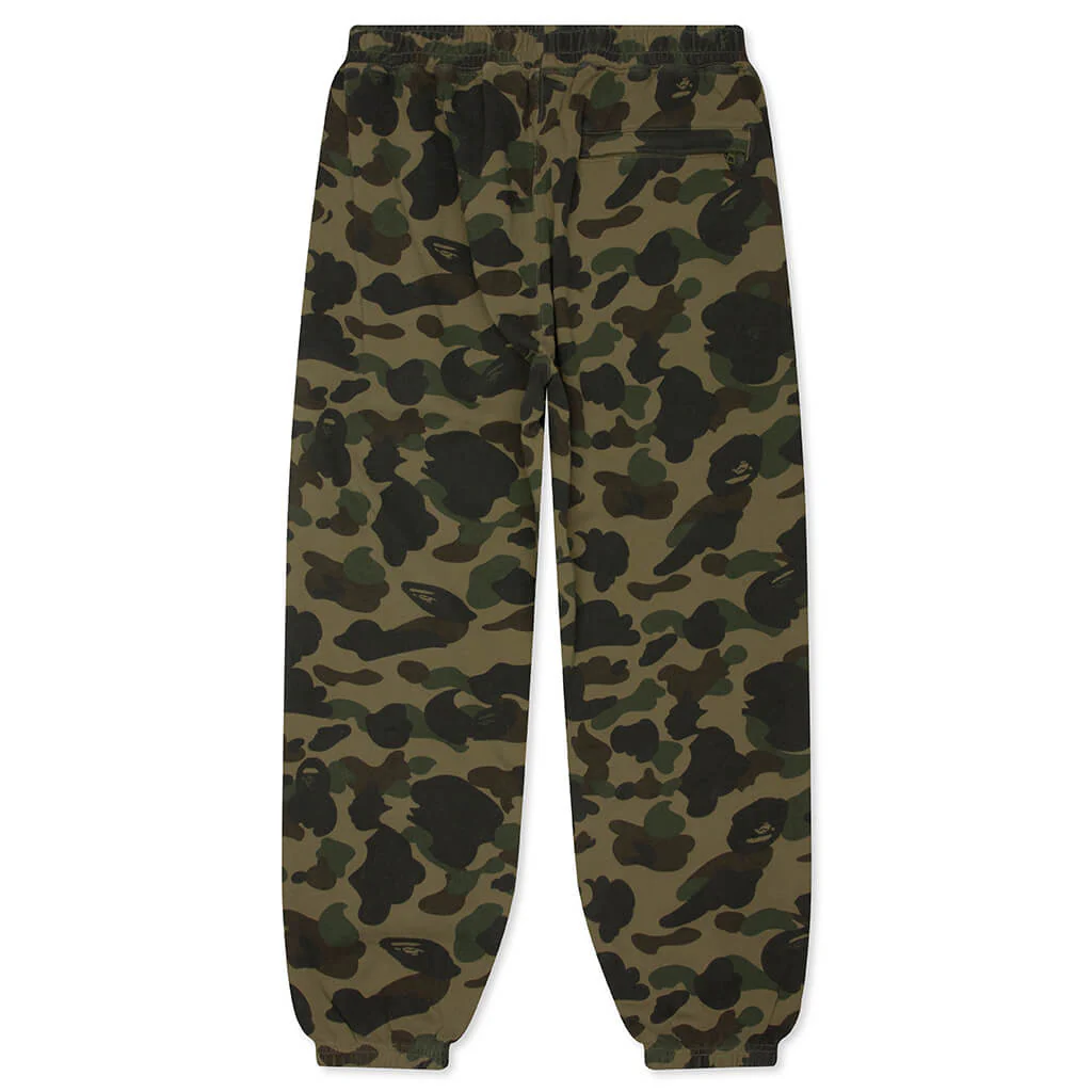 1st Camo One Point Relaxed Fit Sweat Pants - Green - Image 2