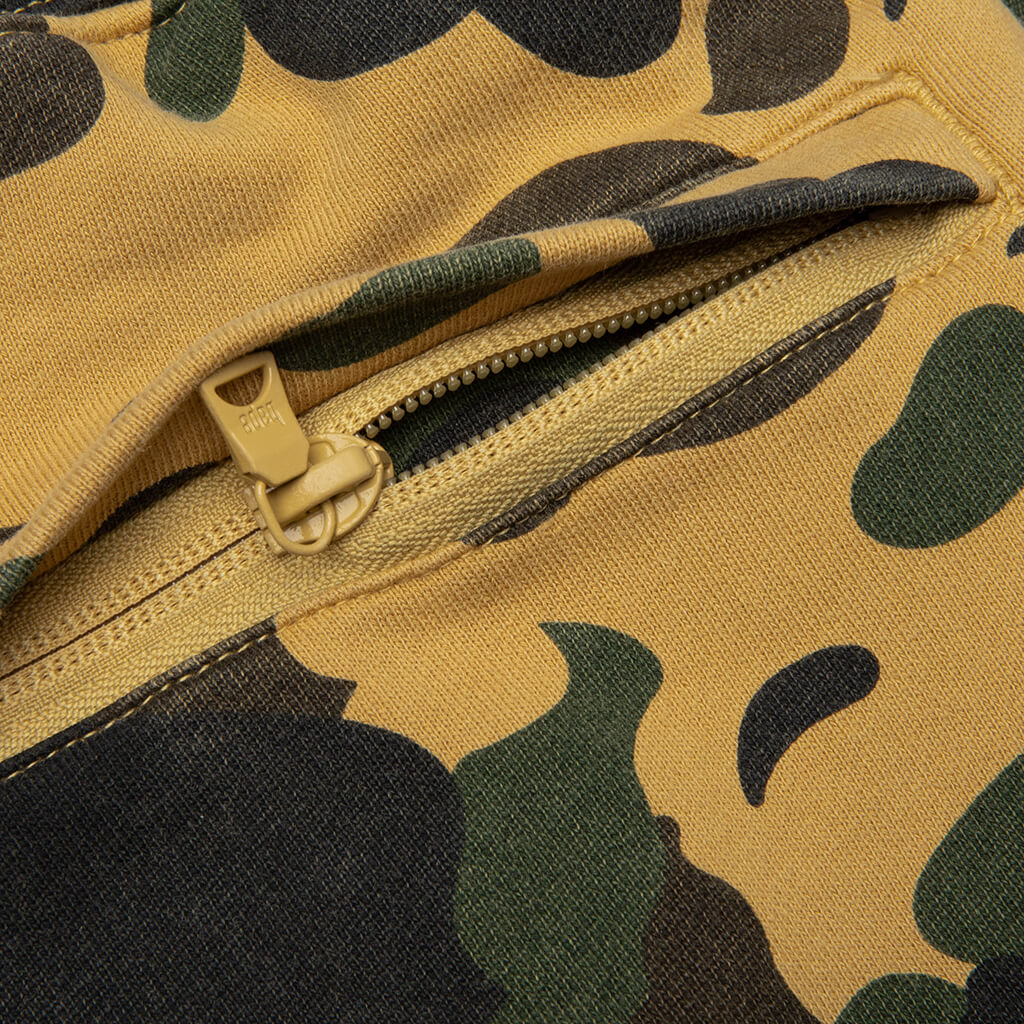 1st Camo One Point Relaxed Fit Sweat Pants - Yellow - Image 4