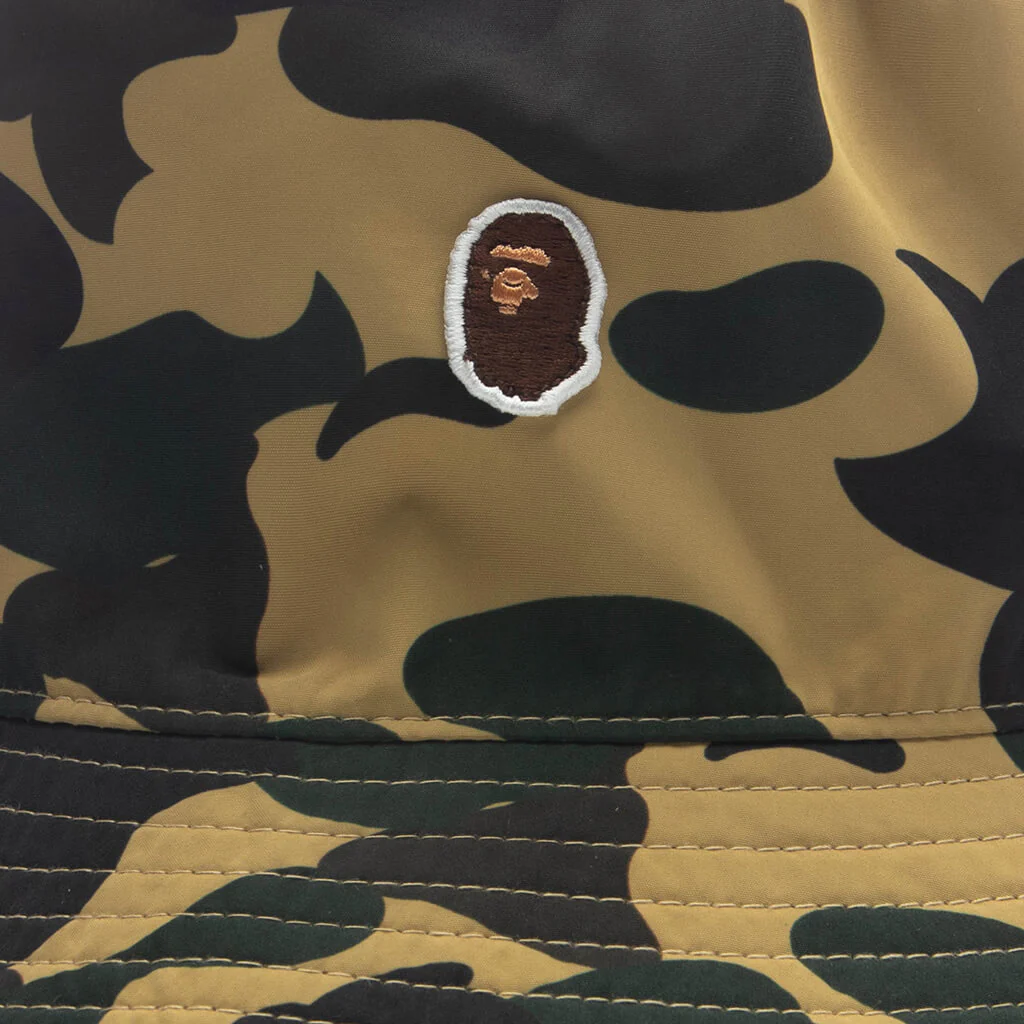 1st Camo One Point Reversible Hat - Yellow - Image 2