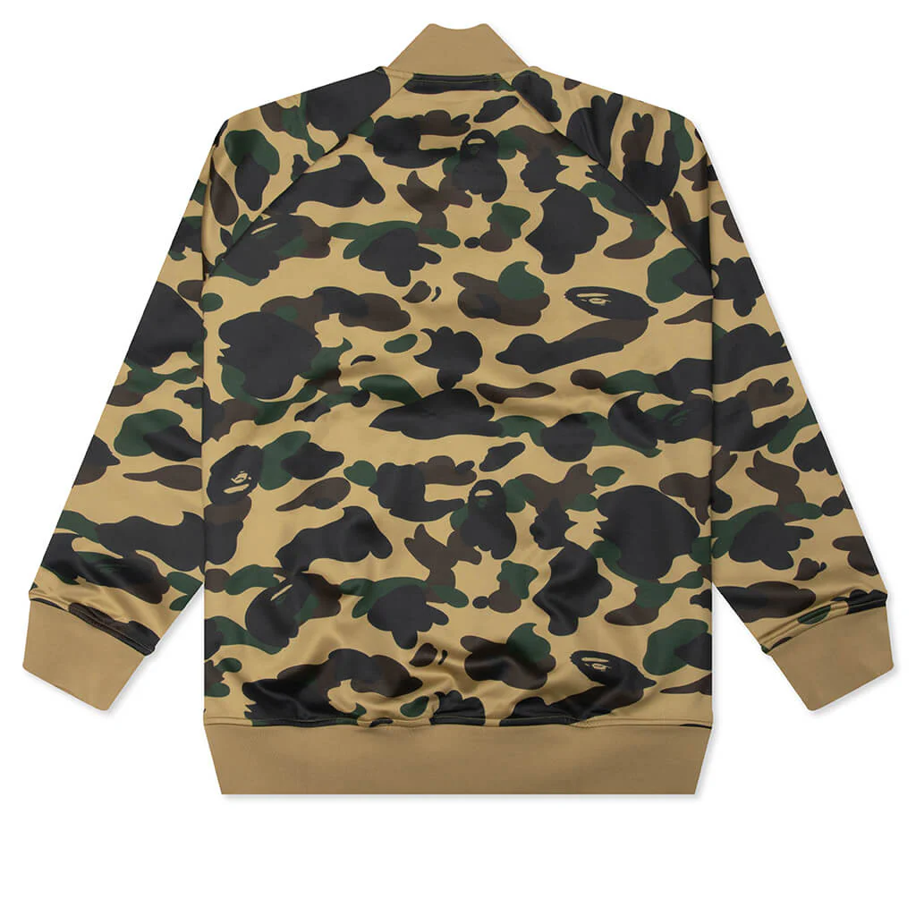 1st Camo Relaxed Fit Track Jacket - Yellow - Image 2