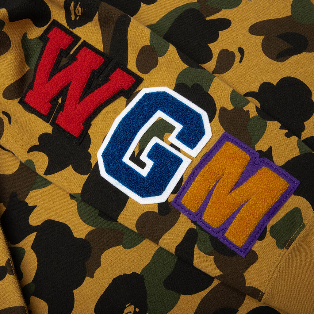 1st Camo Shark Crewneck Sweatshirt - Yellow - Image 4
