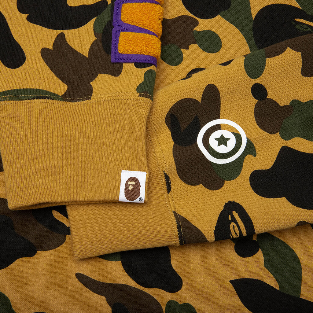 1st Camo Shark Crewneck Sweatshirt - Yellow - Image 6