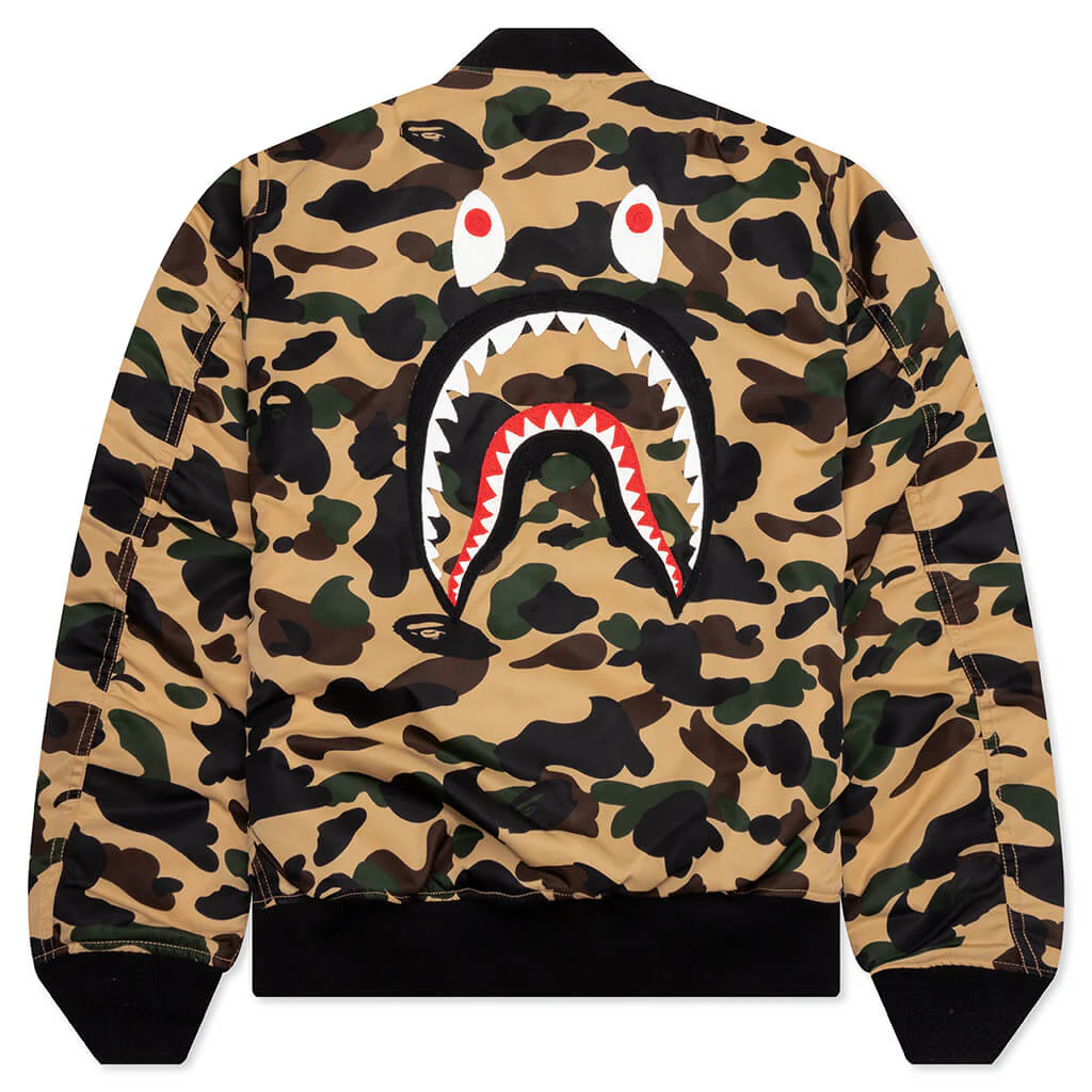 1St Camo Shark MA-1 - Yellow - Image 2