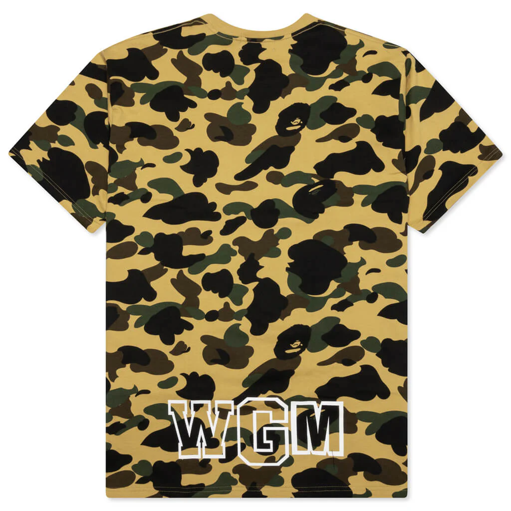 1st Camo Shark Tee - Yellow - Image 2