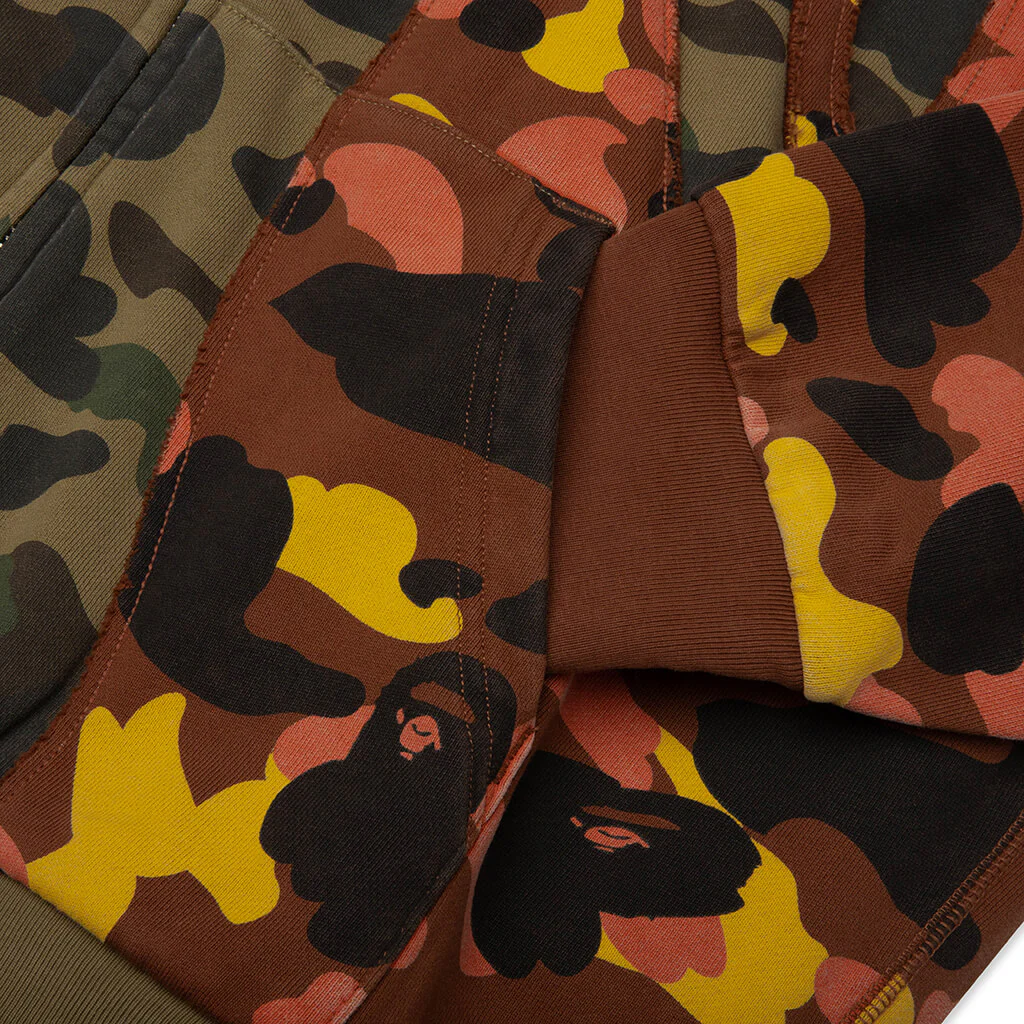 1st Camo Upcycled Relaxed Fit Full Zip Hoodie - Multi - Image 4