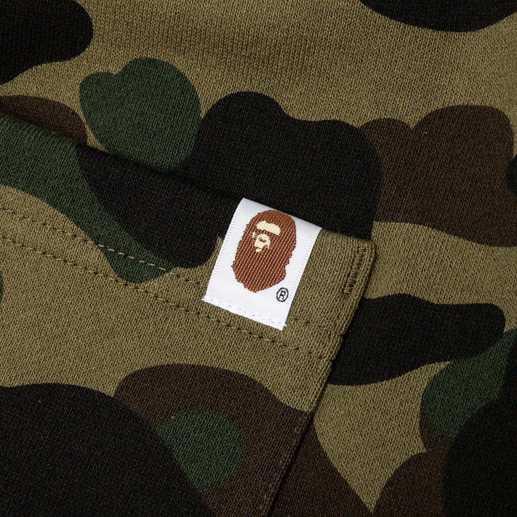 1st Camo Wide Fit Sweat Pants - Green - Image 3