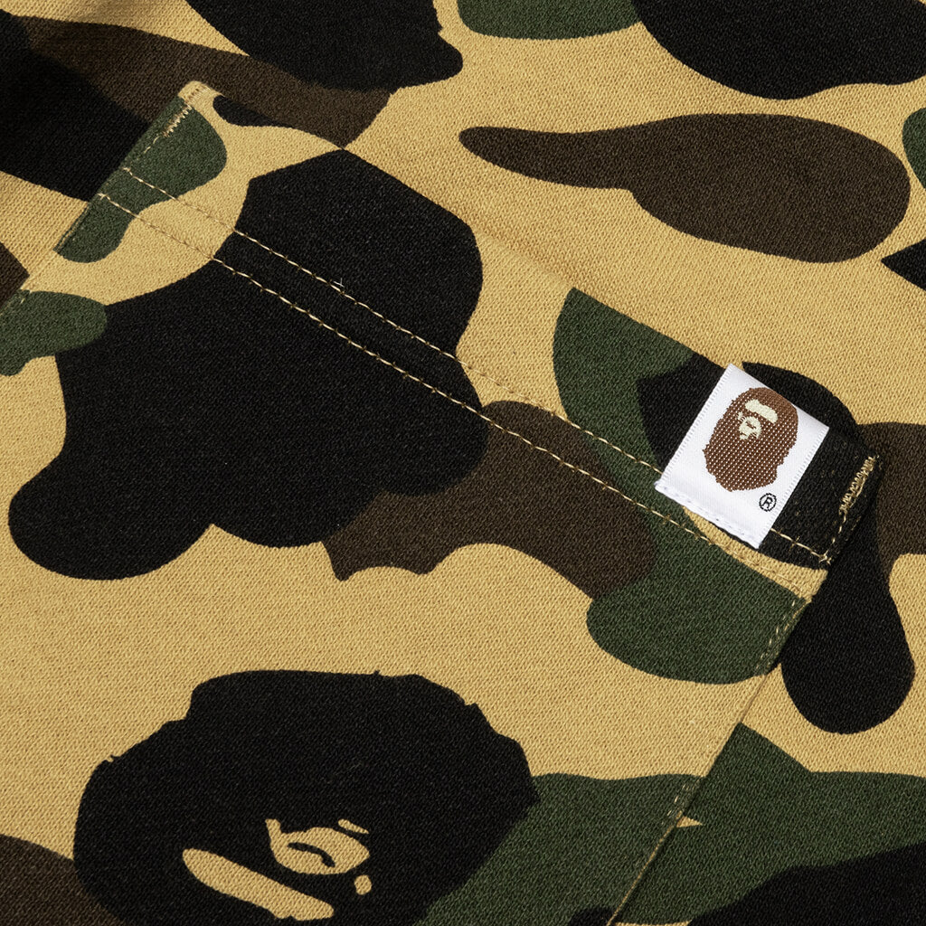 1st Camo Wide Fit Sweat Pants - Yellow - Image 3