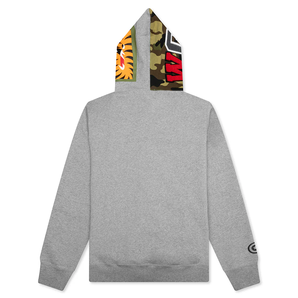 1st Shark Full Zip Hoodie - Gray - Image 2