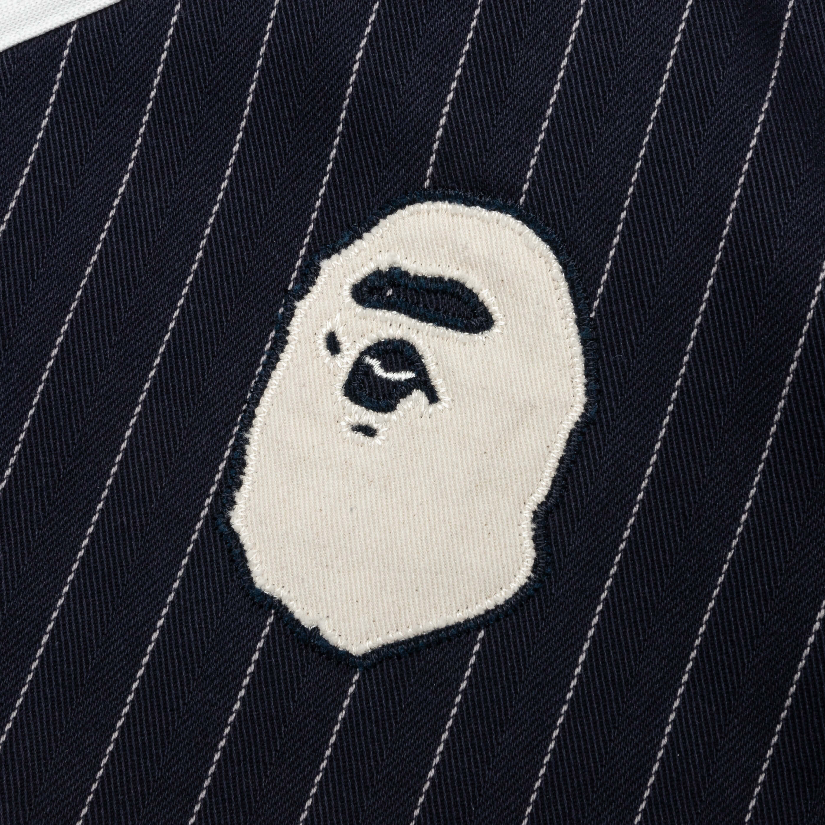 A Bathing Ape Baseball Shirt - Navy - Image 4