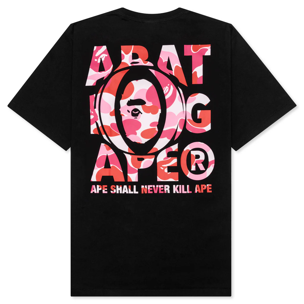 Abc Camo Ape Head Relaxed Fit Tee - Black - Image 2