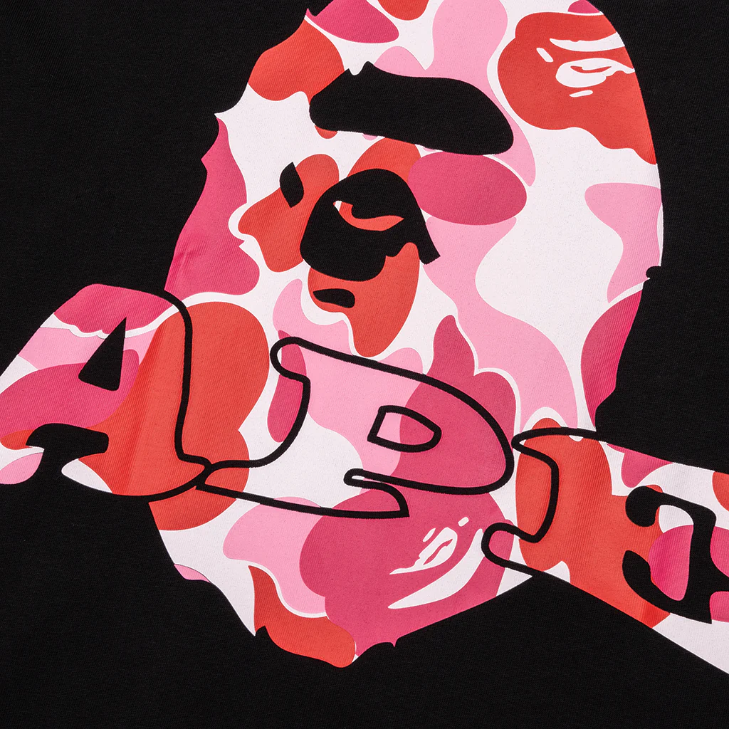 Abc Camo Ape Head Relaxed Fit Tee - Black - Image 3