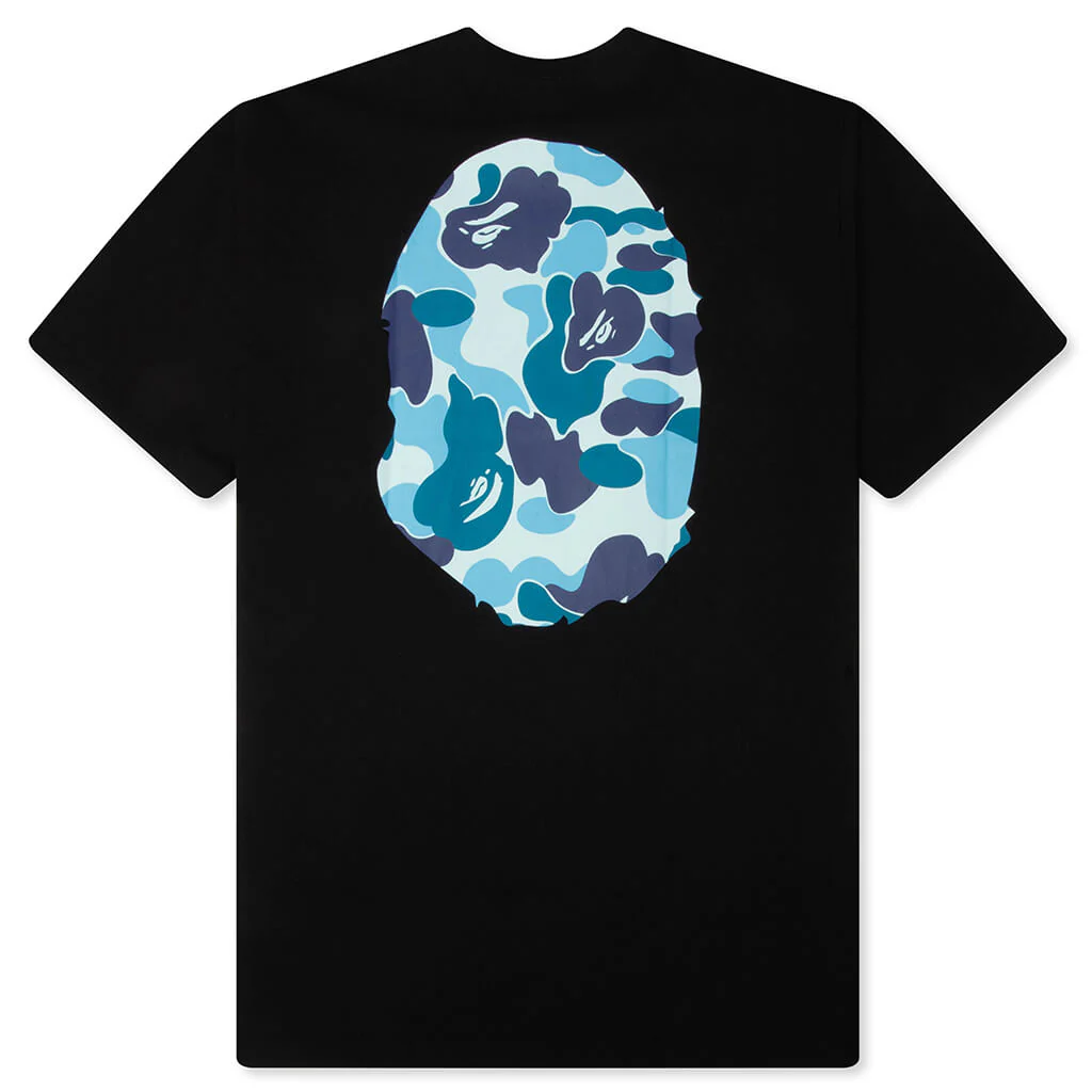 ABC Camo Big Ape Head Tee - Black/Blue - Image 2