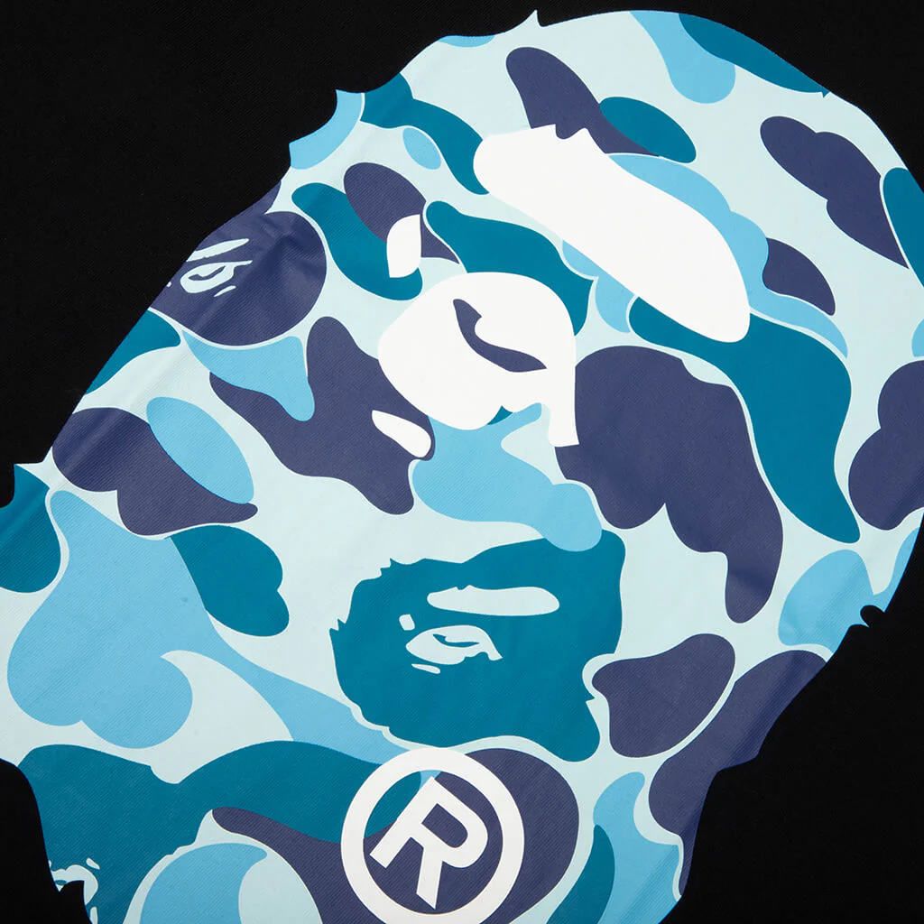 ABC Camo Big Ape Head Tee - Black/Blue - Image 3