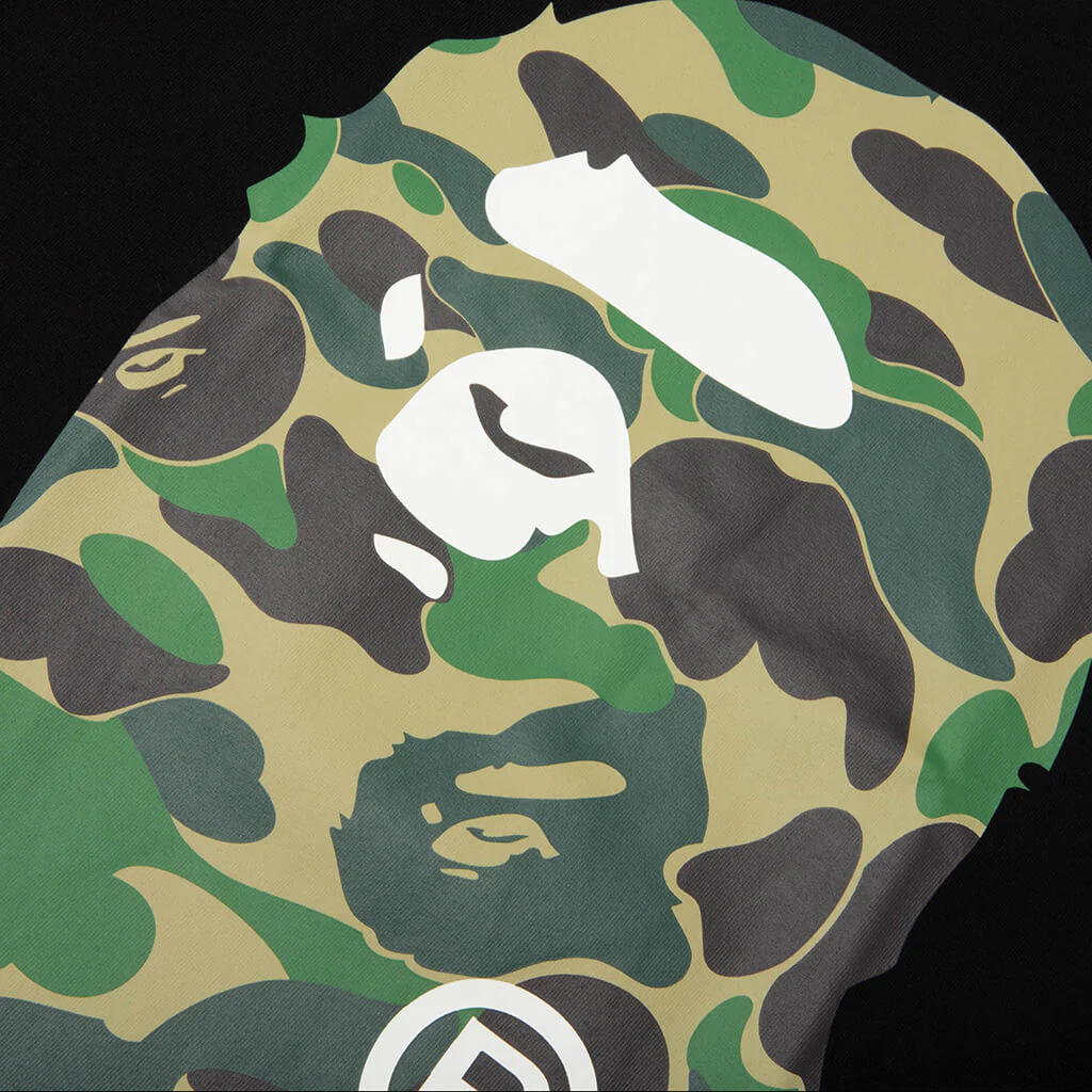 ABC Camo Big Ape Head Tee - Black/Green - Image 3