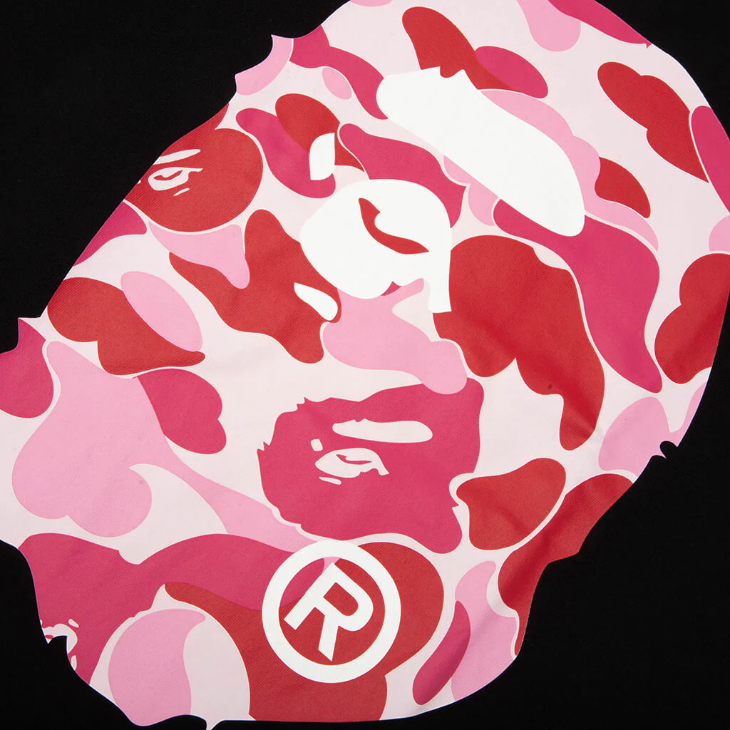 ABC Camo Big Ape Head Tee - Black/Pink - Image 3