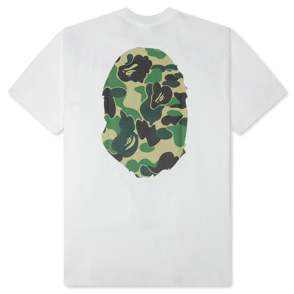 ABC Camo Big Ape Head Tee - White/Green - Image 2