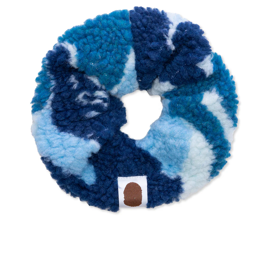 Abc Camo Boa Scrunchie - Blue - Image 2
