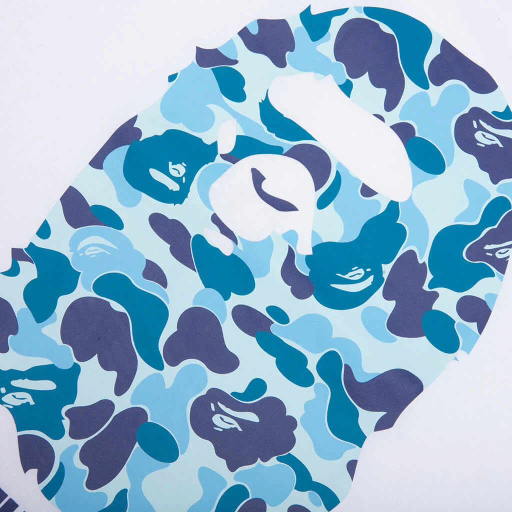 ABC Camo By Bathing Ape Tee - White/Blue - Image 3