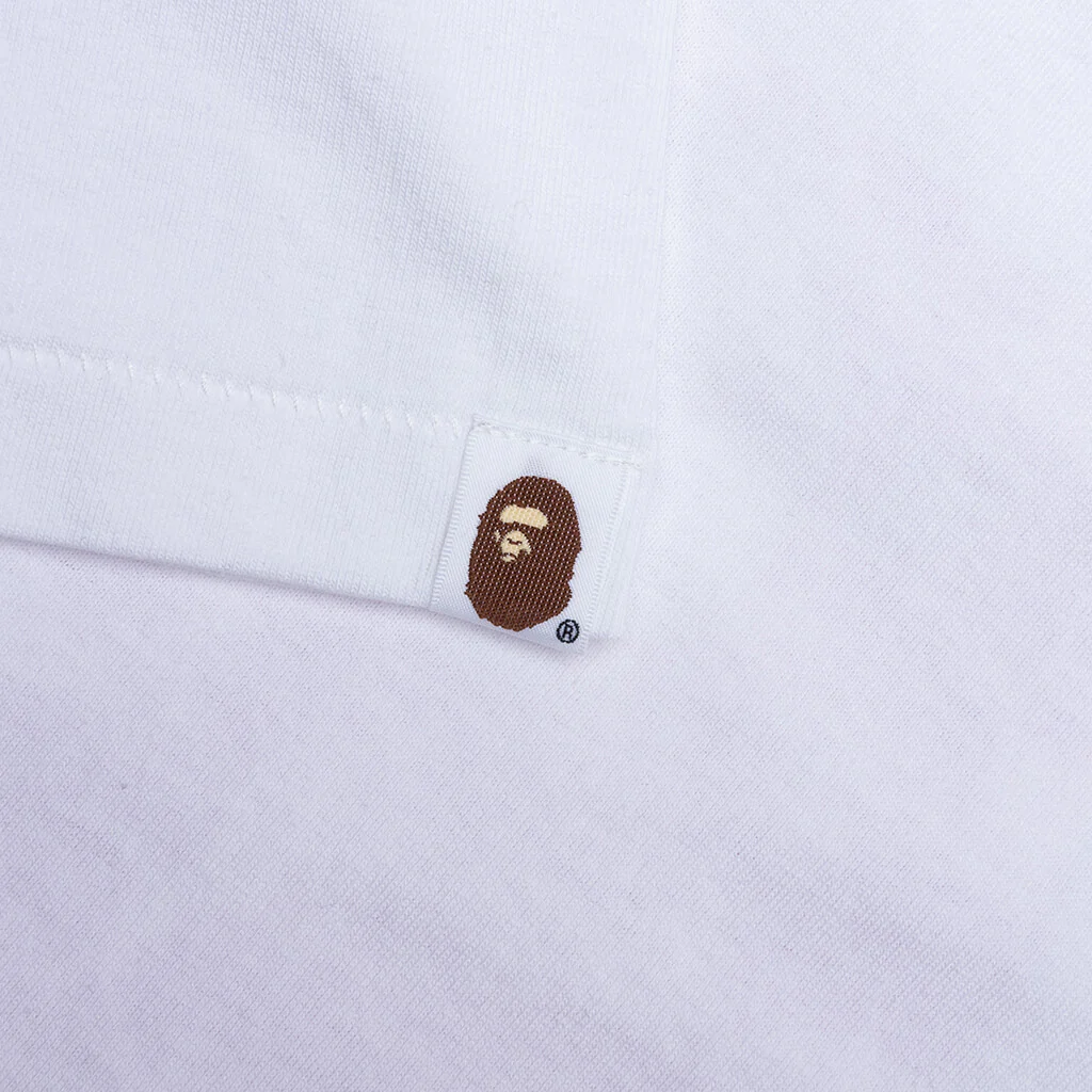 ABC Camo By Bathing Ape Tee - White/Pink - Image 4