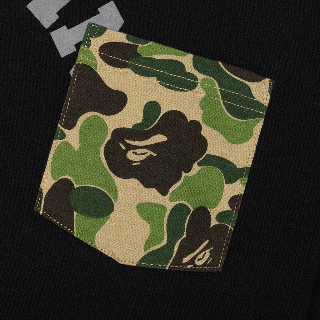 ABC Camo College Pocket Relaxed Tee - Black - Image 3
