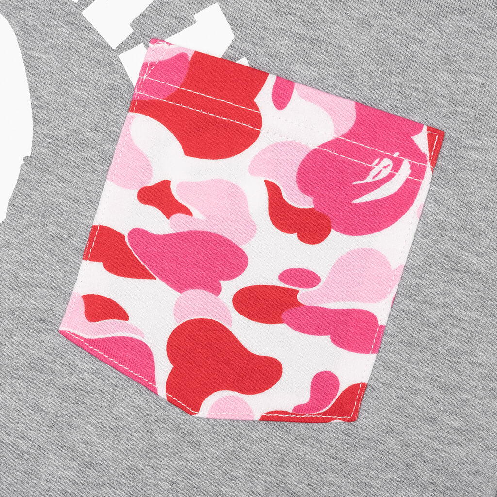 ABC Camo College Pocket Relaxed Tee - Grey - Image 3