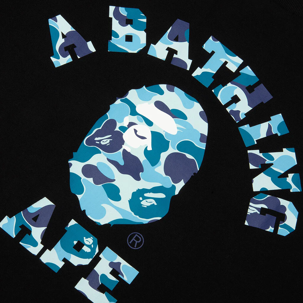 ABC Camo College Tee - Black/Blue - Image 3