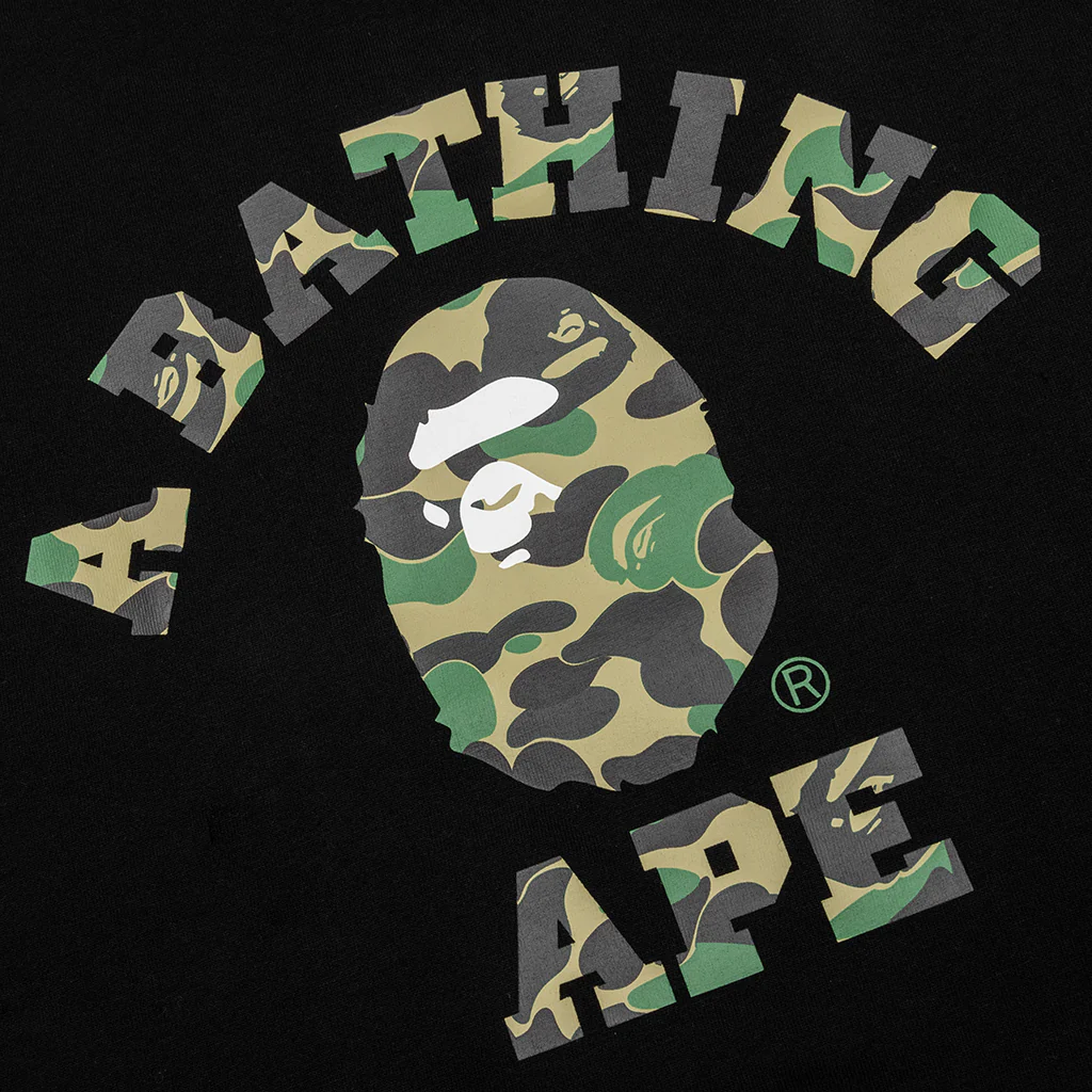 Abc Camo College Tee - Black/Green - Image 3