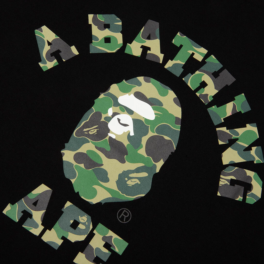 ABC Camo College Tee - Black/Green - Image 3