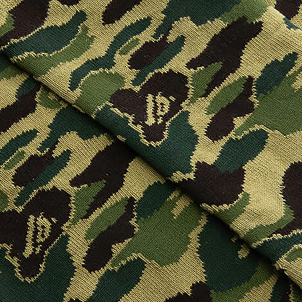 ABC Camo Jacquard Socks - Green - Image 2
