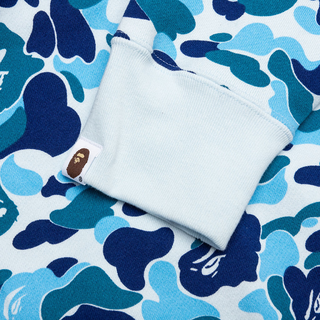 Abc Camo Shark Full Zip Hoodie - Blue - Image 3
